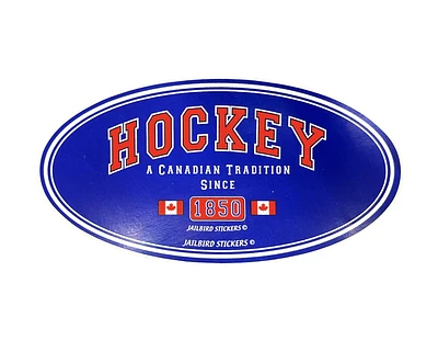 Hockey Tradition Jailbird Bumper Sticker