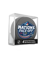 4 Nations Face-Off Puck Drink Coasters Set