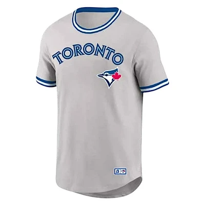 MLB Mesh T-Shirt Cooperstown Curveball Road Blue Jays