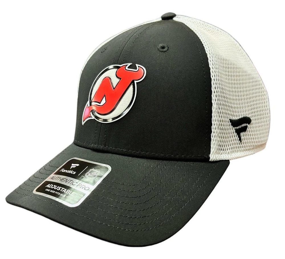 NHL Hat Authentic Pro Structured Adjustable Rink Devils