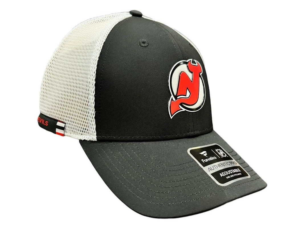 NHL Hat Authentic Pro Structured Adjustable Rink Devils