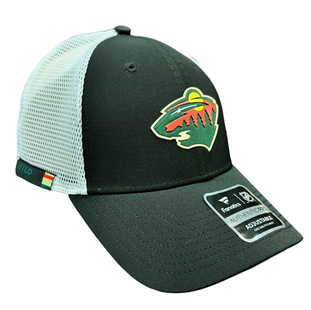 NHL Hat Authentic Pro Structured Adjustable Rink Wild