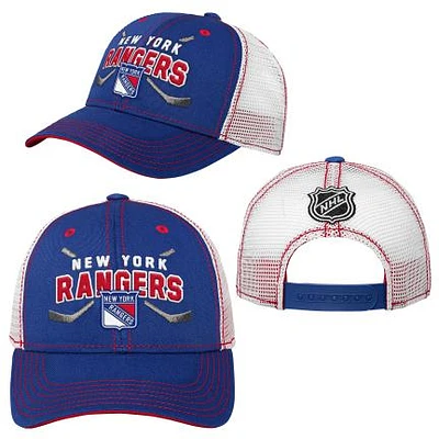 NHL Youth Hat Mesh Lockup Rangers