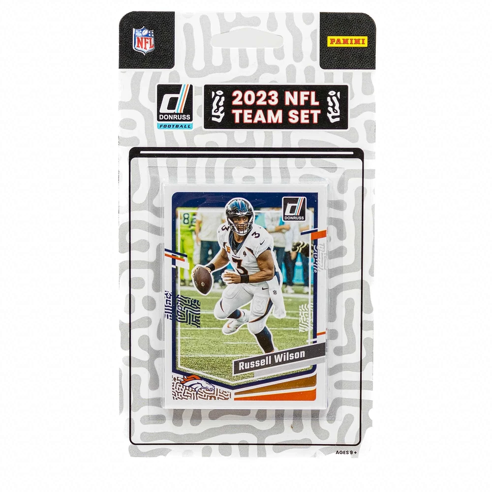 NFL 2023 Panini Trading Cards Donruss Team Set Broncos