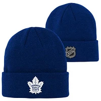 NHL Youth Knit Hat Basic Cuffed Beanie Maple Leafs