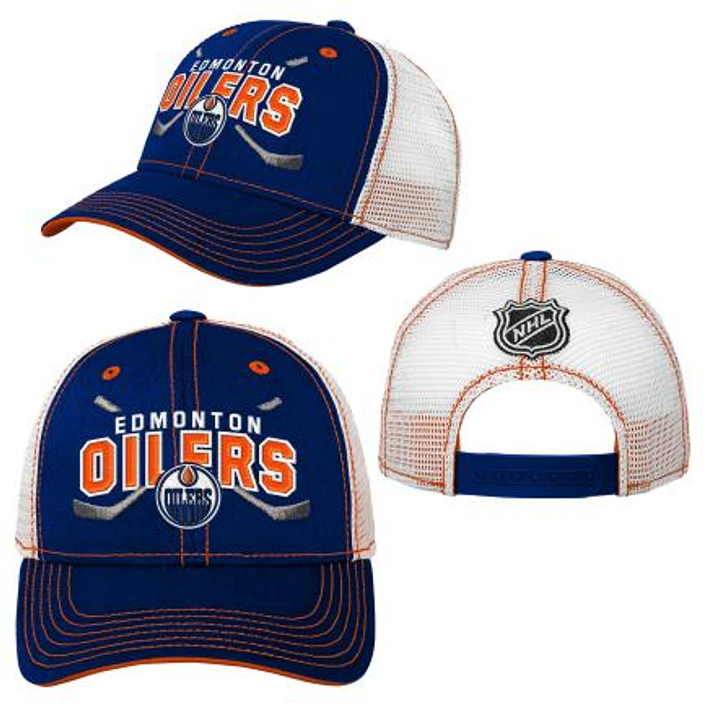 NHL Kids Hat Mesh Lockup Oilers