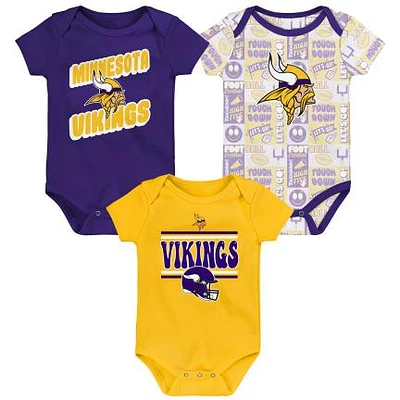 NFL 3pc Onesie Set Sunday Comic Vikings