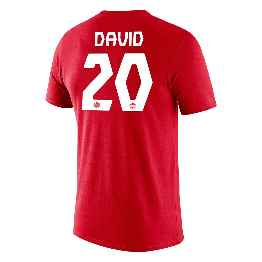 Soccer Canada Player Dri-Fit T-Shirt Legend Jonathan David Team