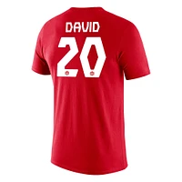 Soccer Canada Player Dri-Fit T-Shirt Legend Jonathan David Team