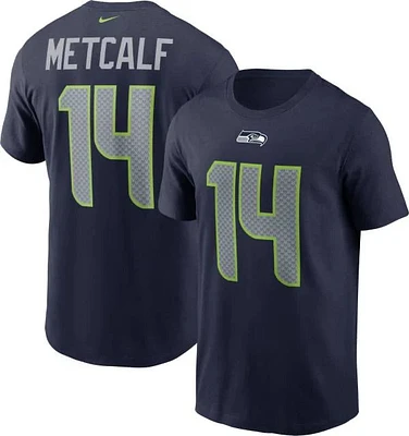 NFL Player T-Shirt Name And Number DK Metcalf Seahawks