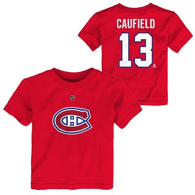 NHL Kids T-Shirt Player Cole Caufield Canadiens