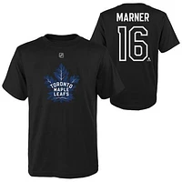 NHL Youth Player T-Shirt Alt Black Mitch Marner Maple Leafs