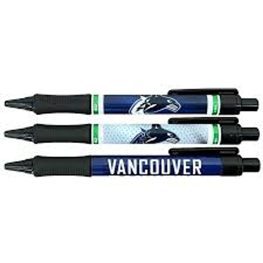 NHL Pen Soft Grip Set Canucks