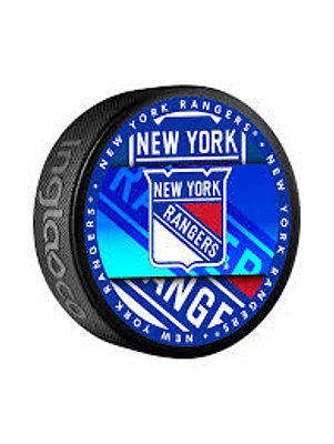 NHL Puck Souvenir Collector Medallion Rangers