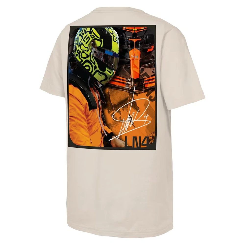 McLaren Formula 1 Youth Driver T-Shirt Lando Norris Signature Auto Racing