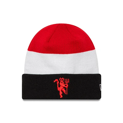 EPL Knit Hat Flag Cuff Manchester United FC