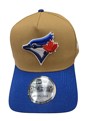 MLB Hat 940 A-Frame Snapback Khaki Blue Jays
