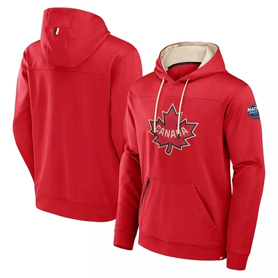 NHL Hoodie Face-Off 4 Nations Dot Faded Defender Team Canada