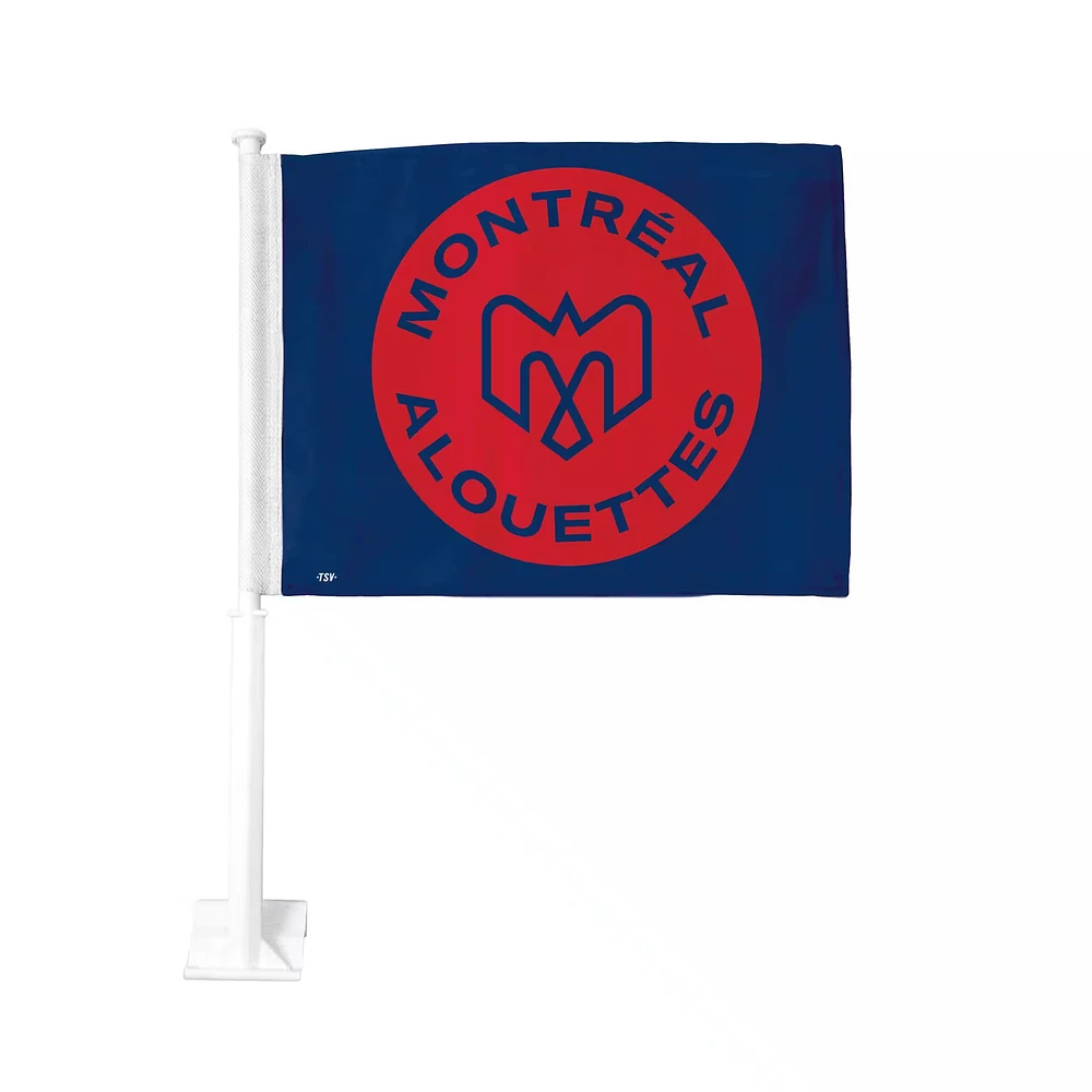 CFL Car Flag 11x15 Alouettes