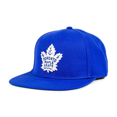 NHL Hat Snapback Wool Replica 400S Blue Maple Leafs