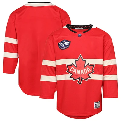 NHL 4 Nations Toddler Blank Premier Jersey Team Canada