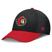 NHL Hat Structured Stretch Authentic Pro Rink Flex Two Tone 2024 Senators