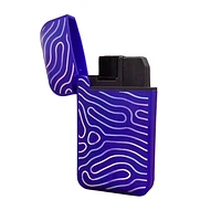 Zengaz Model ZL-12 Jet Lighter Blue Labyrinth