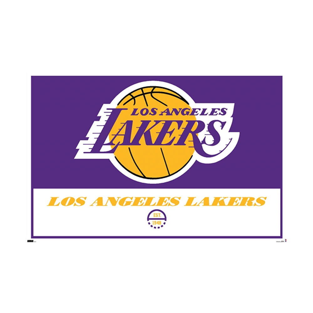 NBA Wall Poster Logo Lakers