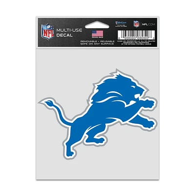 NFL Multi Use Decal 3.75x5 Logo Lions