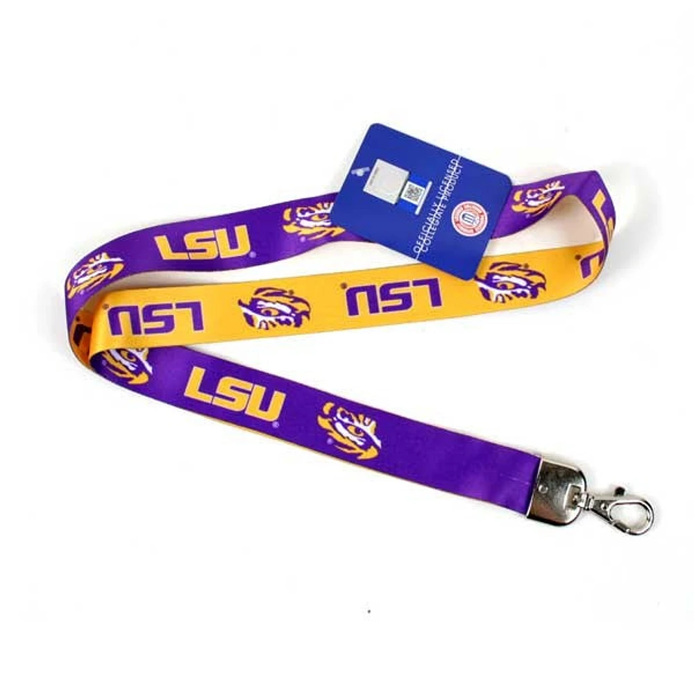 NCAA Lanyard 2 Tone LSU Tigers