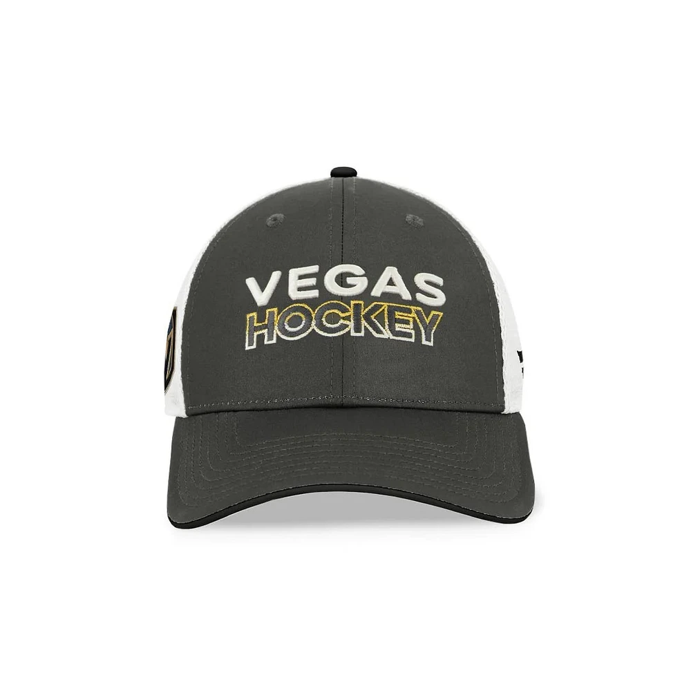 NHL Hat Structured Adjustable Trucker Authentic Pro Team Name Golden Knights