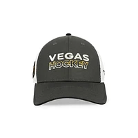 NHL Hat Structured Adjustable Trucker Authentic Pro Team Name Golden Knights