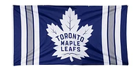 NHL Striped Vertical Jumbo Banner Flag 118" x 62" Maple Leafs