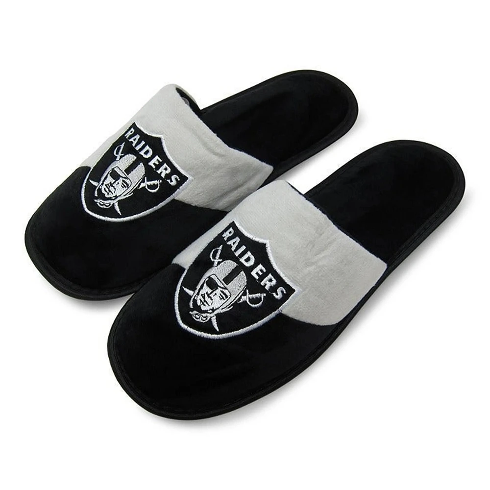 NFL Slippers Big Logo Raiders