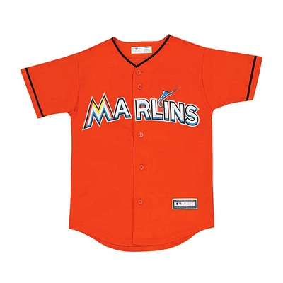 MLB Youth Jersey Blank Alt Orange Marlins