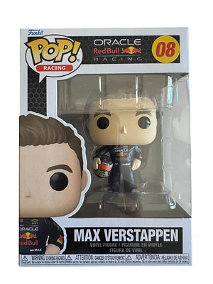 Formula One Pop! Figure Max Verstappen W/ Helmet Oracle Redbull Racing #08