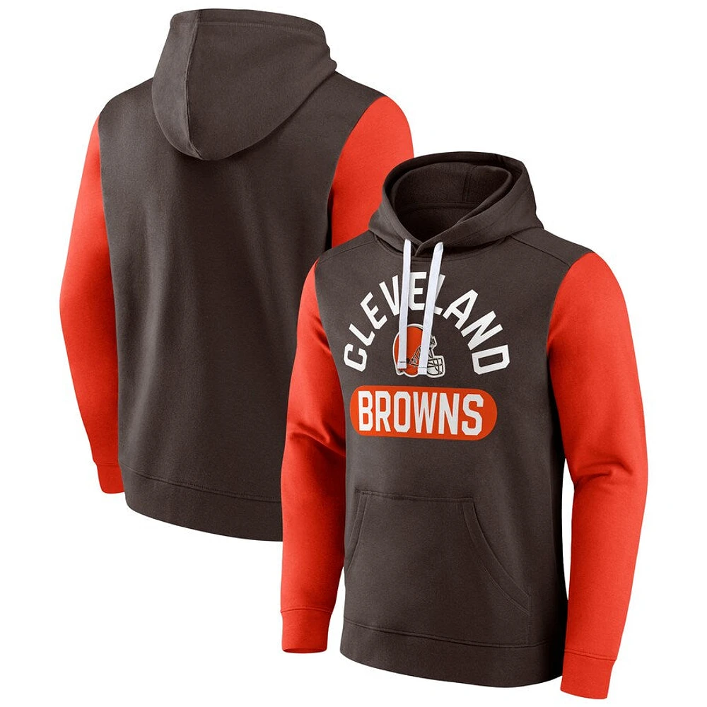 NFL Hoodie Pull Over Fleece Extra Point Browns