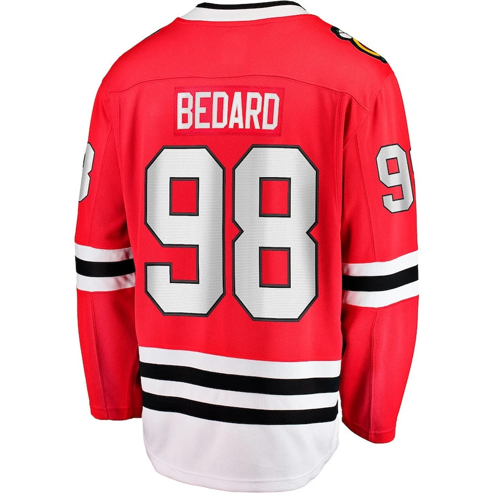 NHL Player Replica Breakaway Jersey Home Connor Bedard Blackhawks