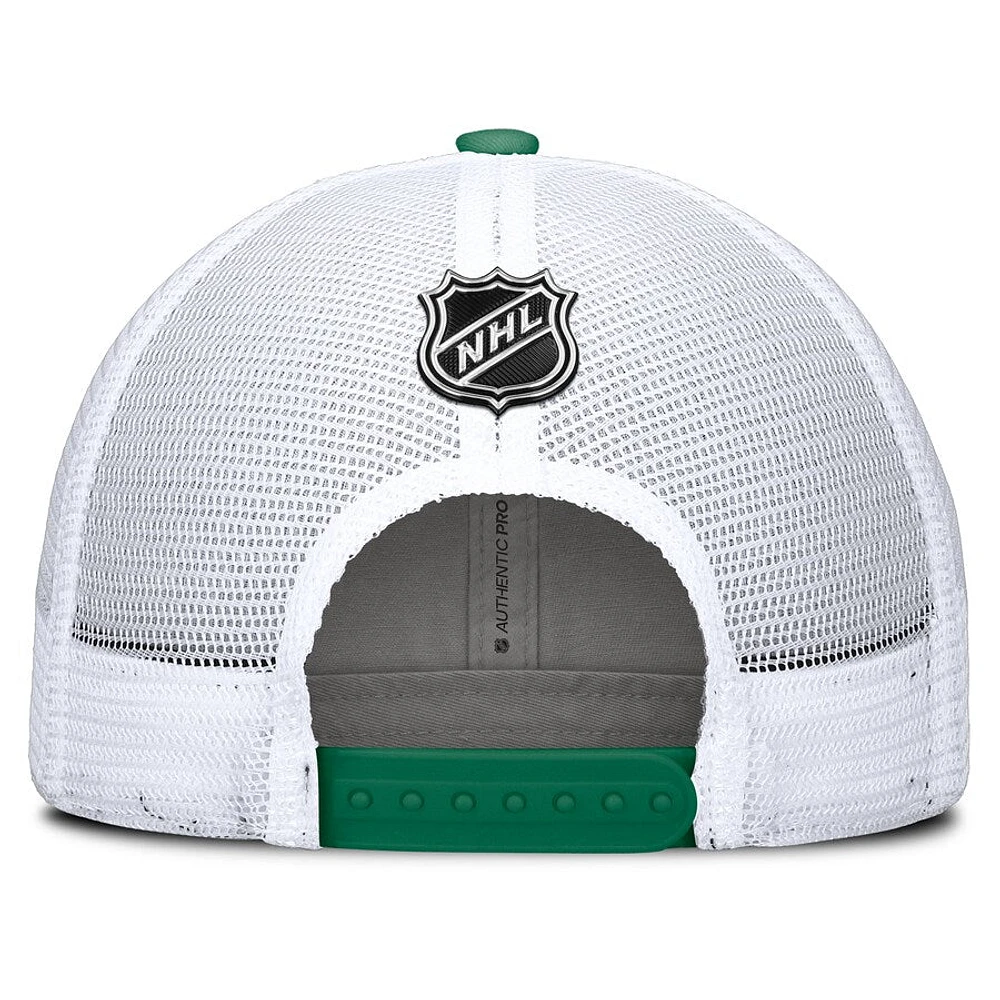 NHL Hat Structured Adjustable Trucker Authentic Pro Rink Side 6 2025 Canucks