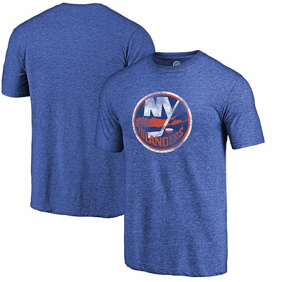 NHL T-Shirt Tri-Blend Distressed Primary Logo Islanders