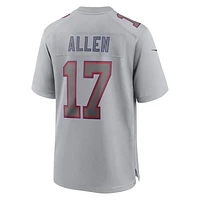 NFL Player Game Jersey Grey Atmosphere Josh Allen Bills
