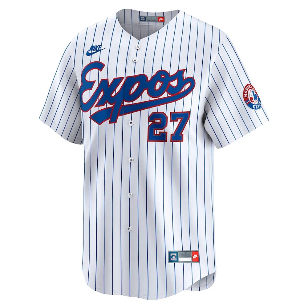 MLB Player Limited Throwback Cooperstown Jersey Vladimir Guerrero Expos