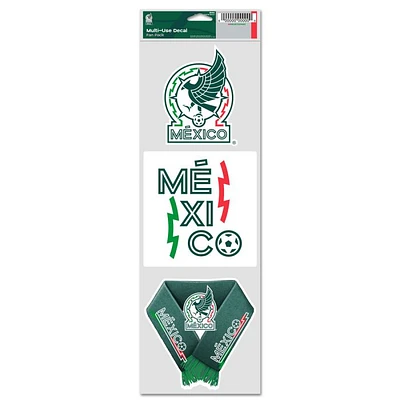 Mexican Football Federation Decal Multi Use 3 Pack National Team Mexico