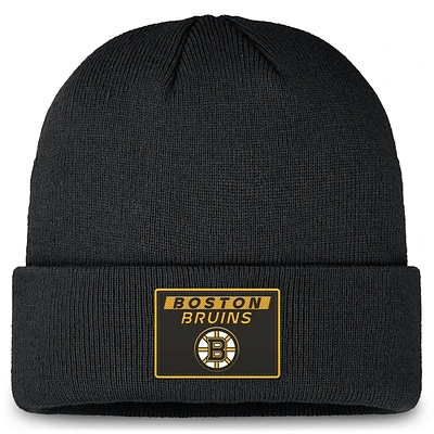 NHL Knit Hat Authentic Pro Prime Cuffed Beanie 2024 Bruins