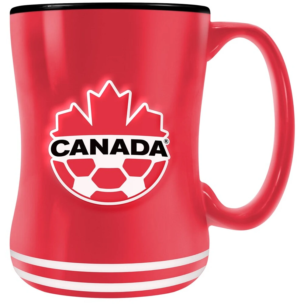 Canadian Soccer Association Coffee Mug Sculpted Relief Team Canada