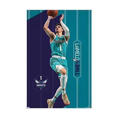 NBA Player Wall Poster LaMelo Ball Hornets