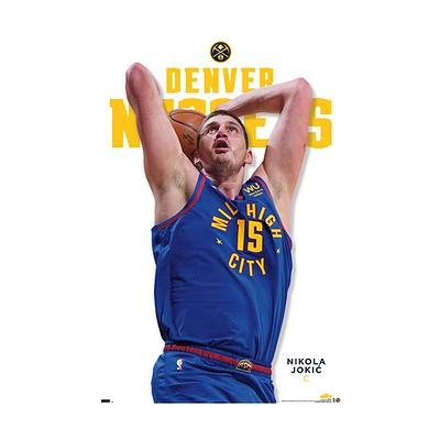 NBA Player Wall Poster Nikola Jokic 2023 Nuggets