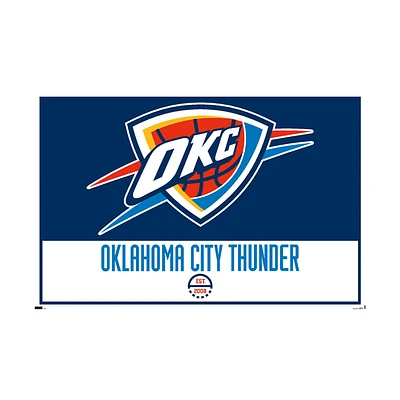 NBA Wall Poster Logo Thunder