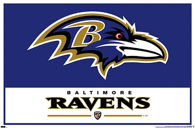 NFL Wall Poster Logo Ravens