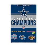 NFL Wall Poster Championship Cowboys